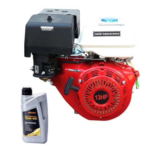 SECURA 4 Takt Benzin Motor 13 PS 188F Standmotor Benzin 25mm...