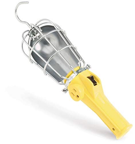 Flash Deals - 40% OFF Woodhead 276US Safeway Handlamp, Commercial Duty, Incandescent Bulb, 100W Max Lamp Wattage, Side Outlet, Switch, Quick Open Guard Style