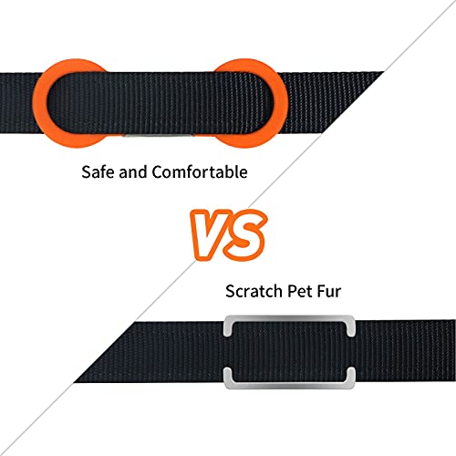 TagME 2er Pack Hundemarke/Hundemarke mit Gravur für Hunde für Kleine und Mittelgroße Hunderassen, Personalisierbar, Orange, XL