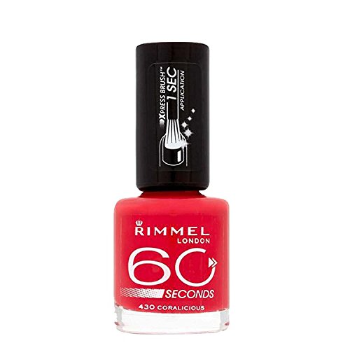 Image of Rimmel 60 Seconds Nail Varnish Coralicious