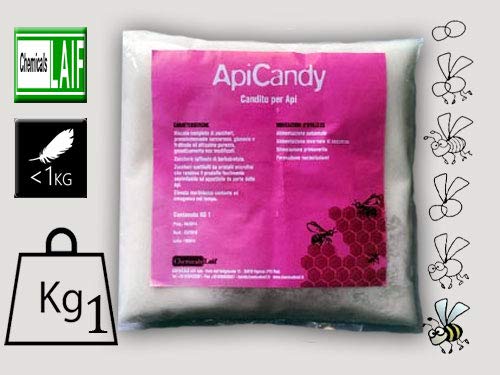 CANDITO per API ApiCandy alimento zuccherino per Apicoltura da kg. 1 (Scatola da 12 Pezzi)