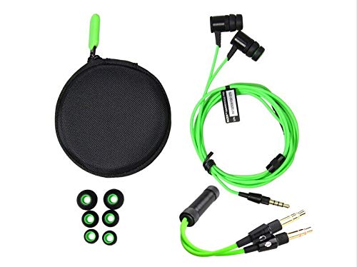 Headset Razer Hammerhead Pro V2 Com Microfone, verde, RZ.AU.HR.04