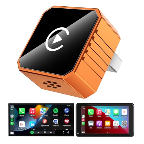 Wireless CarPlay Adapter for Apple Only, 2026 Upgrade Mini Aluminium CarPlay Adapter Converts Wired to Wireless CarPlay - image 1