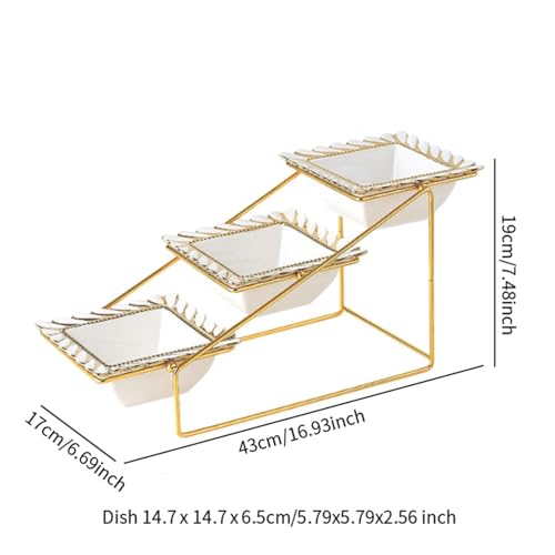 Serviteur trois niveaux pour ne plus manquer de place sur la table - 3