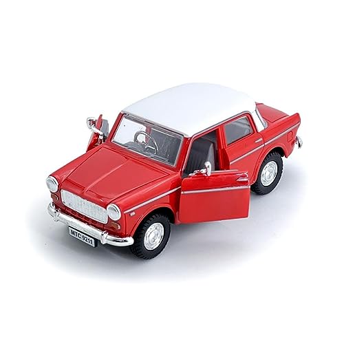 Image of Amisha Gift Gallery Car Toy for Kids Queens 70 Toy Model Fiat Openable Doors & Pull Back Action (Red)