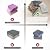 Puzzle Carpet Squares - Large 16 Piece Interlocking Carpet Tiles, Thick Padded Squares for Baby Play Mats & Flooring Tile with Cushions, Playroom & Classroom Rug, EVA Soft Plush Playmats