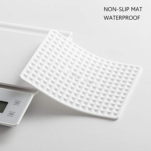 Waga Kuchenna Elektroniczny Elektroniczny Elektroniczny 3 kg / 0.1g Skala kawy z timerem Wysoka precyzja LED Elektroniczna Cyfrowa Skala Kuchnia (Color : White)
