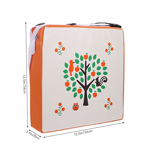 GAFOKI 1 almofada elevatória de viagem, almofada de cadeira infantil portátil para cadeira alta para