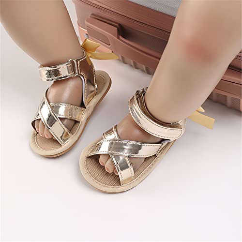 WILLFUN Baby Boys Girls Summer Sandals Closed-Toe Infant Soft Rubber Sole Outdoor Shoes for Toddler First Walkers3