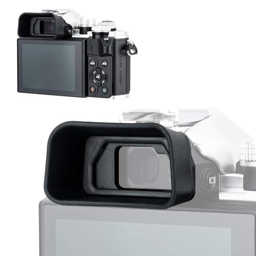Visor Ocular Silicona Suave de Largo y Extendido para OM System OM-5 OM-5II, Olympus OM-D E-M5 Mark II, E-M5 Mark III, E-M10 Mark II, E-M10 Mark III Cámara Reemplazo Olympus EP-15, EP-16 - imagen 5