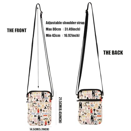 PXTIDY Movie Crossbody Bag 80s Movie Princess Messenger Bag Crossbody Purse Princess Movie Bride 1987 Gifts2