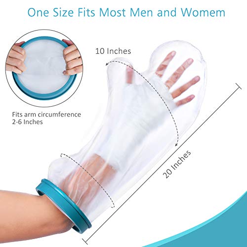 image for DOACT Waterproof Arm Cast Cover for Shower Bath, Reusable Cast Protect