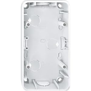 Merten Aufputz-Gehäuse 2fach polarweiß 1-M