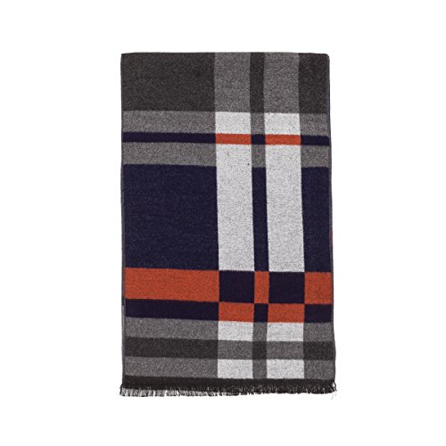 Melifluos Designed In Spain SCHAL FÜR HERREN Scarf For Men Reversible Elegant Classic Cashmere Feel Scarves thumb #2