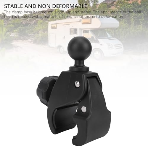 Base de abrazadera grande con bola para soporte de tablet en vehículos Qqmora 2