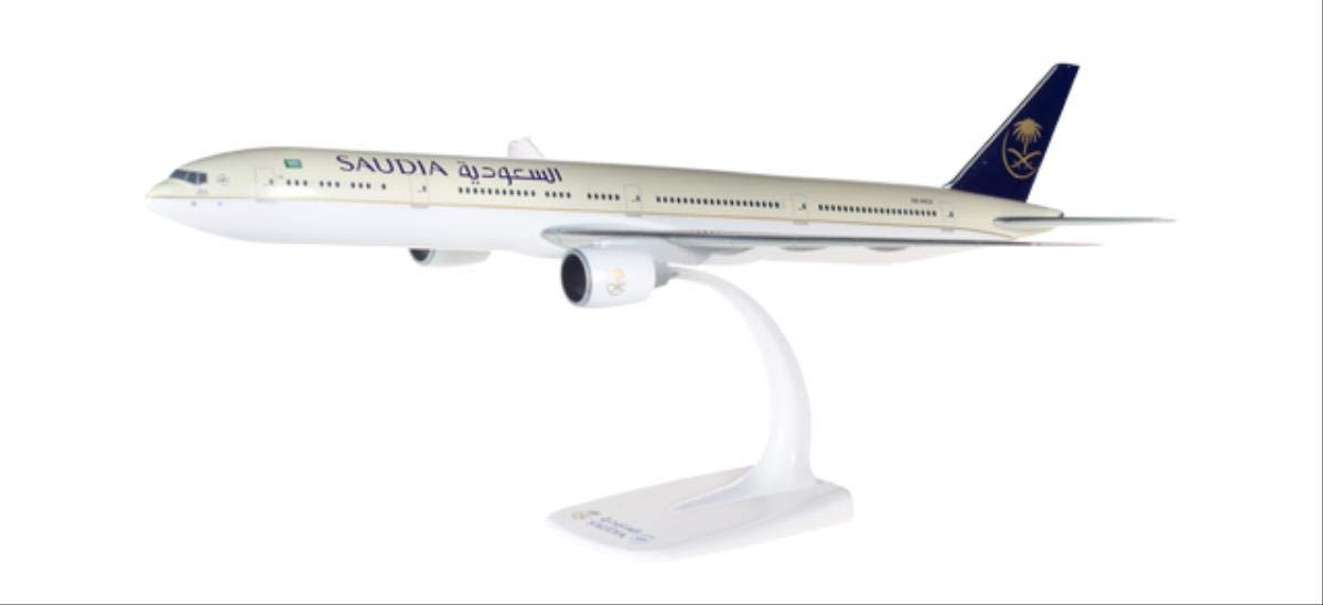 Herpa 610421 Saudia Boeing 777-300ER Aircraft Model Kit, Multi-Colour