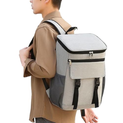 Mochila térmica de gran capacidad y bolsa de almuerzo aislada impermeable para comida al aire libre