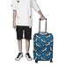 Meaudiwes Fashion Luggage Cover Washable Suitcase Protector Travel Suitcase Covers Fits 26-28 Inch Luggage Teal Sea Turtles Baggage Covers (L)