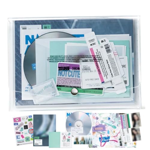 ILLIT NOT CUTE ANYMORE 1st Single Album [NOT CUTE Ver.] Photobook + CD + 2 Photocard + ID Photo Set + Sugar Packet Sticker