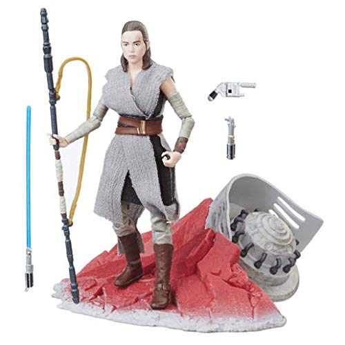 Star Wars The Black Series 6 inch Action Figure - Rey (Jedi Training) on Crait