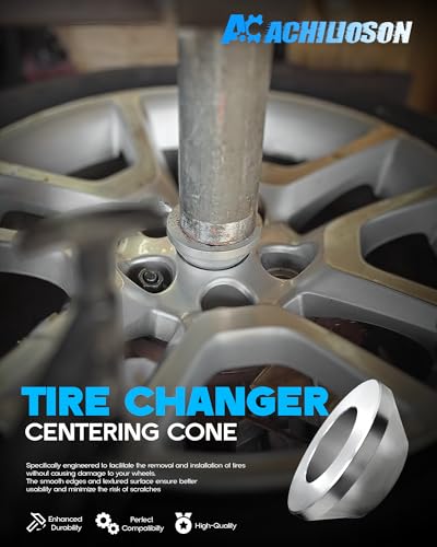 Image of Upgrade Manual Tire Changer Duck Head Kit with Tire Changer Duck Head Fit for Most Car Tires -with Silver Cone