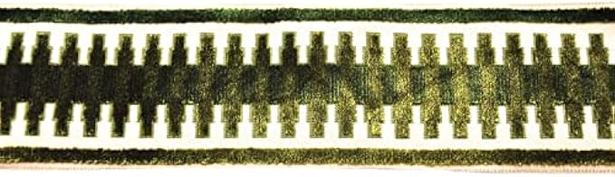 Belagio Enterprises Decorative Chenille Tape, Green 25 Yards