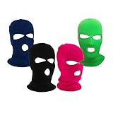 【Cantidad Del Paquete】 4 máscaras faciales completas de diferentes colores para que pueda usar y cambiar durante los meses de invierno, que también puede compartir con su familia y amigos