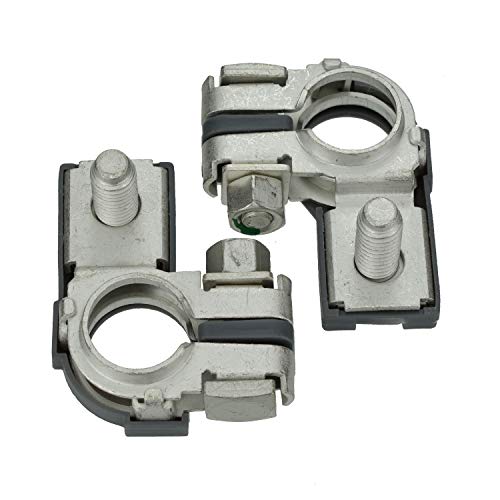 Buy Auto Supply # BAS13711 (2 Count) 90 Degree Style Negative Battery Terminal for Automotive Top Post Batteries Aftermarket Replacement for Toyota 90982-05040