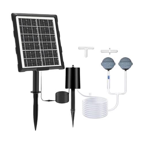 Pompe à air solaire pour bassin de jardin et poissons