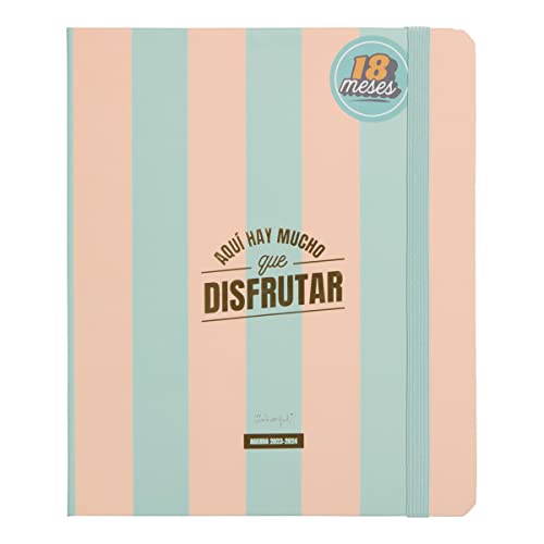 Mr. Wonderful, Office Planner 2023-2024 Weekly 18 Months, Here's Much To Enjoy, multi-coloured