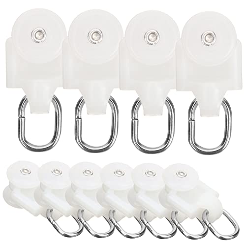 STOBAZA Curtain Parts Set 10pcs Track Pulley Easy to Use Fit for Various Curtains