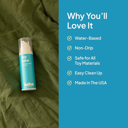 Image of Hello Cake Toy Lube, Water-Based Personal Lubricant, 8 fl oz | Adult Toy Friendly, Thick Non-Drip Jelly Water-Based Personal Lube for Men, Women, and Couples with Premium Airless Pump