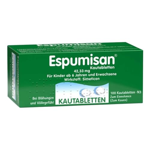 Espumisan Kautabletten - einfache Einnahme praktisch für unterwegs 100 St. Tabletten