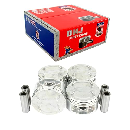 DNJ P226 Piston Set Standard for 1999-2001 Honda CR-V 2.0L L4 16V DOHC 1972cc
