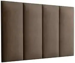 Cabeceira Cama Box 100x45 Solteiro Marrom Ane