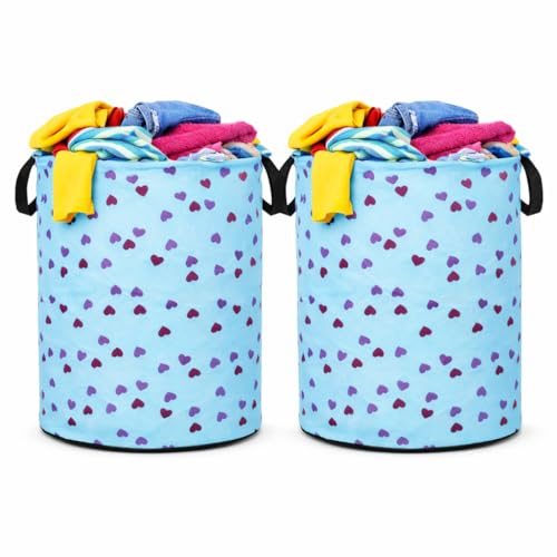 Image of Laundry Bag /Laundry Basket /Clothes Storage Box /Storage Basket /Storage Bag, 48L (Blue)