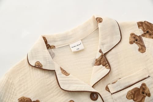 ACESTAR Toddler Baby Girl Pajama Set, Boys Long Sleeve Sleepwear 2 Piece Pjs Set for Kid Cotton Loungewear (3T-7T)2