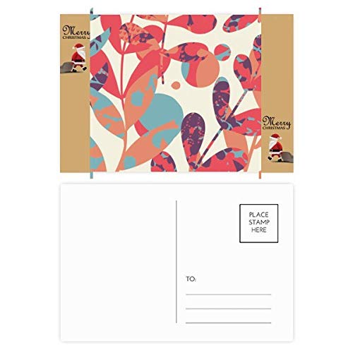 Cartes postales de remerciement motif feuilles d'automne message chaleureux