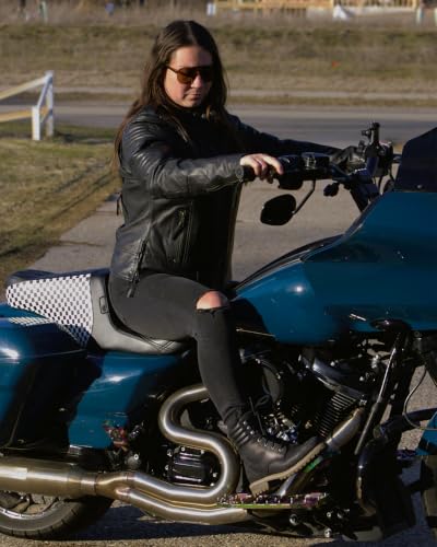 First Mfg Co Biker Leather Jacket