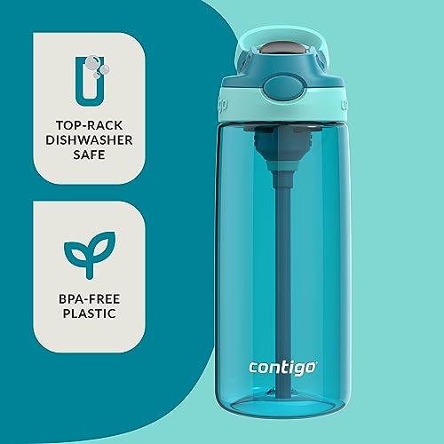 Image of Contigo Aubrey Leak-Proof Spill-Proof Water Bottle 20oz Juniper Jade