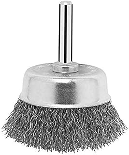 Bosch Professional 1609200270 Shank Crimped Wire Cup Brush Steel, 70mm x 6mm , Blue