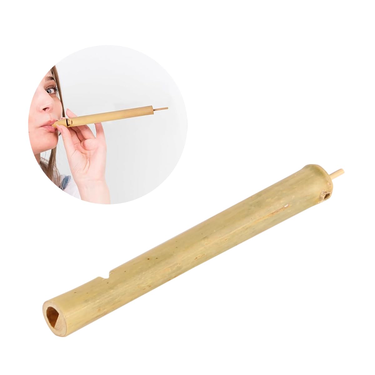 3 szt. bambusowych gwizdków, kreatywnych gwizdków dla ptaków, gwizdków Penny Whistle, fletów, gwizdków Swanee, długich fletów, symulowanych ptaków, instrumentów muzycznych