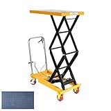 Kaitou 油圧式昇降台車 リフトテーブル 油圧式 耐荷重350kg 台車 リフトアップ テーブルカート ハンドリフター キャスター 昇降台 [個人様は営業所止め]