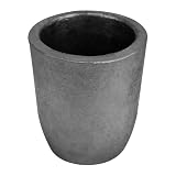 Attuslla Gießerei Graphit Tiegel, Guss Tiegel, Ofentiegel Schmelztiegel, Becherform Siliziumkarbid Graphitofen Gießtiegel Schmelzwerkzeug (#3-3kg)