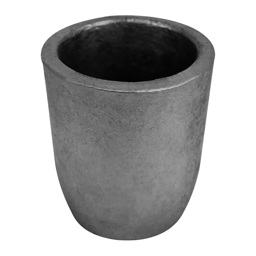 Attuslla Molde de Fusión de Fundición de Grafito, Horno de Grafito Fundición Crisol Herramienta de Fusión para La Fusión de Metales Fundición Refinado Oro Plata Cobre Latón Aluminio (#3-2KG)