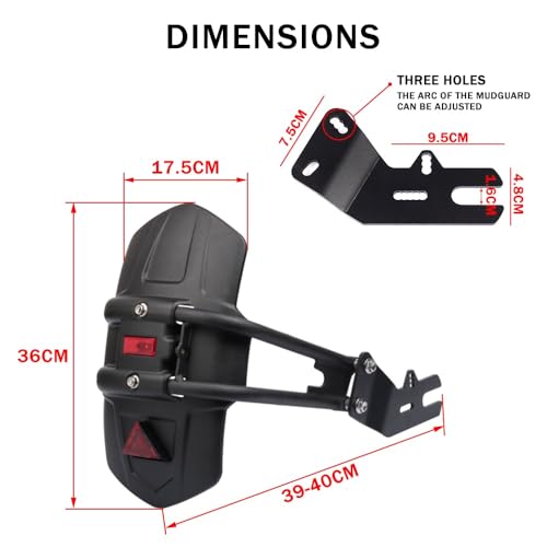 Garde-boue arrière TRK702X Benelli protection roue - 8