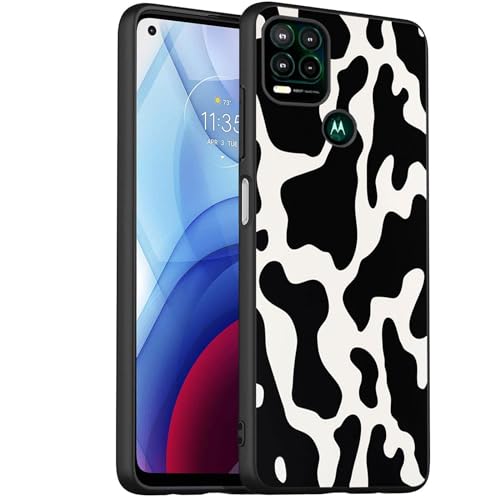 Coque Moto G Stylus 5G 2021 en silicone souple à motif vache
