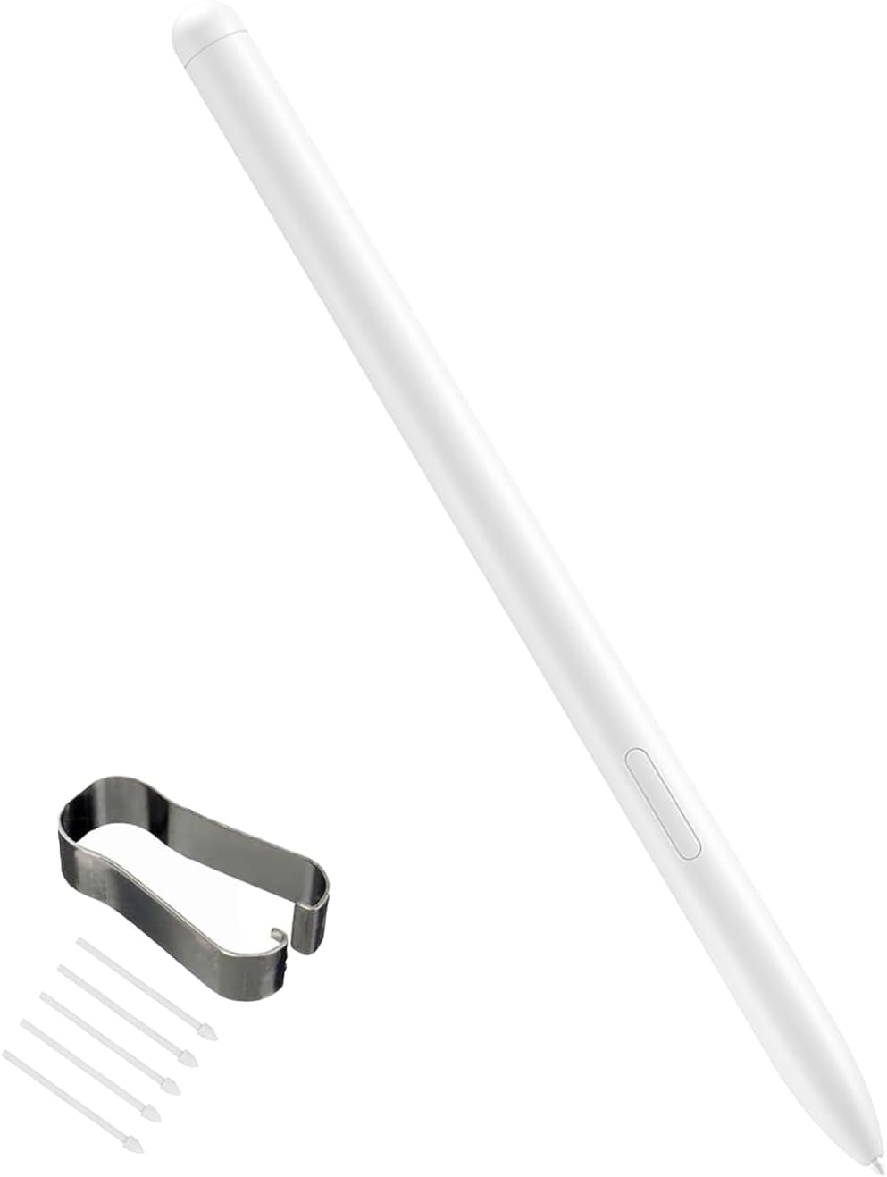 Lápiz S Pen para Samsung Tab S10 Lite blanco de repuesto con puntas precisas de recambio 6