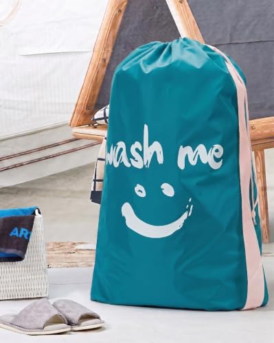 Image of HOMEST 2pack XL Laundry Bag with Strap, Clothes Organizer for Dorm & Travel