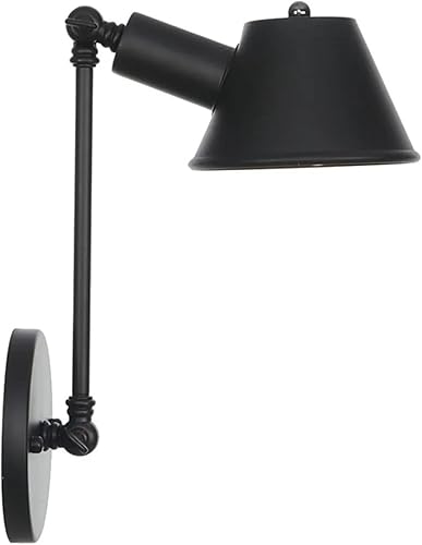 Industrial Retro Vintage Rustic Warehouse Decoration Sconce Wire Wall Light sconces lamparas de pared Applique murale luminaire(L1515cm arm)